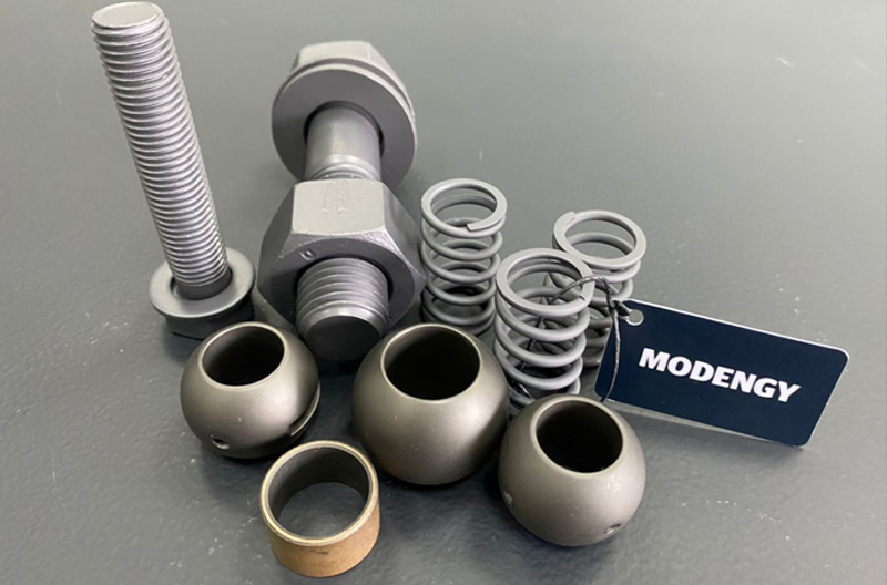 Parts covered with MODENGY coatings