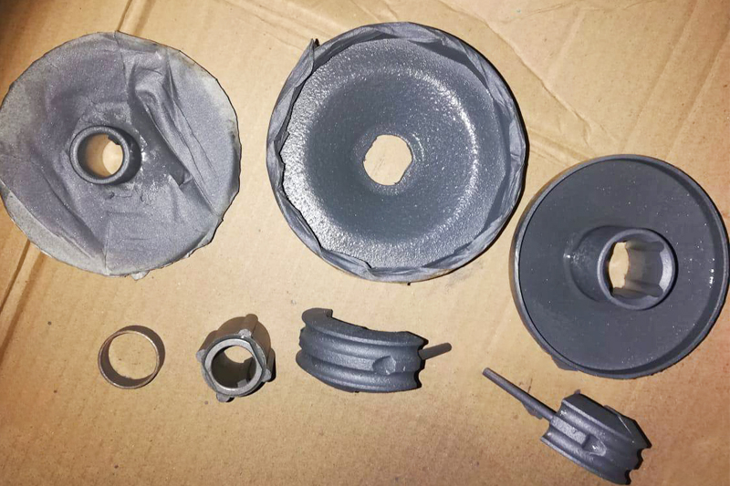 Scooter variator parts treated with MODENGY 1002 anti-friction solid-film coating Scooter variator parts treated with MODENGY 1002 anti-friction solid-film coating