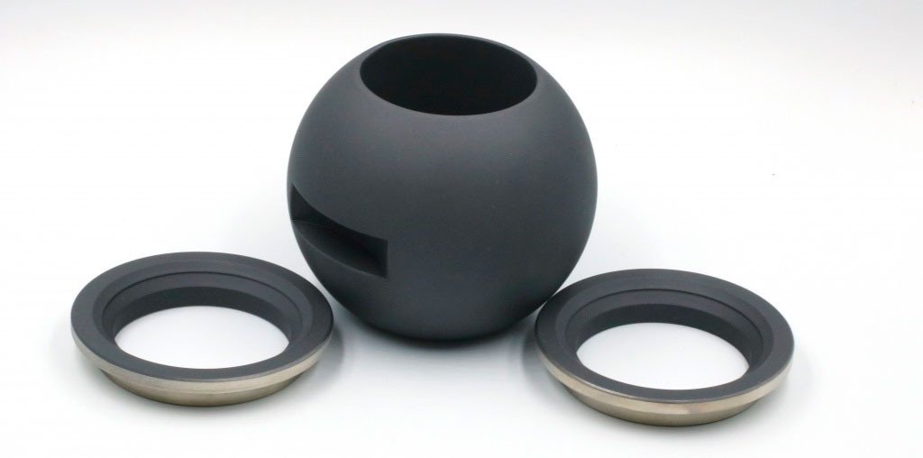 The ball and the metal saddles of the valve for temperature of +500 °С covered with MODENGY™ 2560