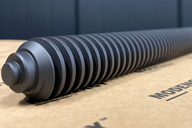 Lead screw treated with MODENGY 1014 coating