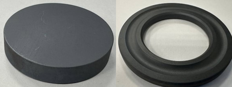 The samples of the disk and the thrust bearing ring treated with MODENGY coatings