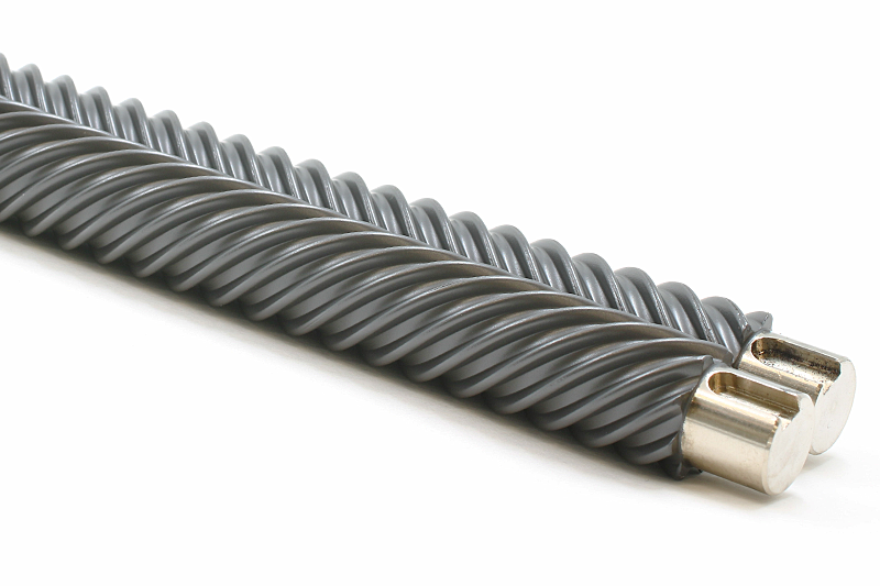 Lead screws covered with MODENGY 1014 anti-friction solid-film coating