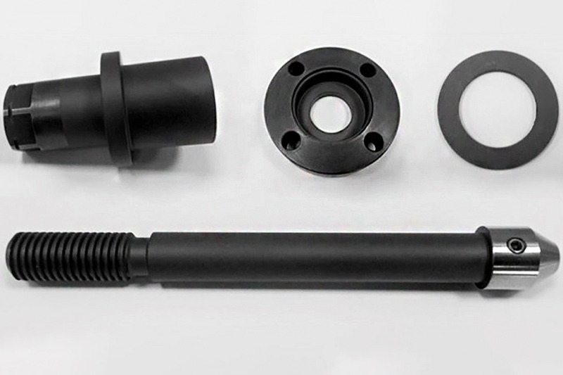 The parts of the shutting valve with the coating applied