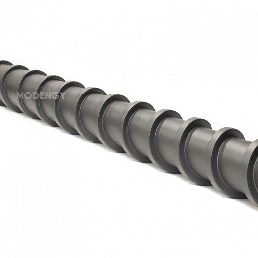 Extruders' screws for polymer pipes production