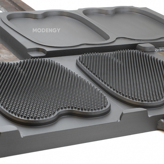 Molds for insoles made of ethylene vinyl acetate (EVA)