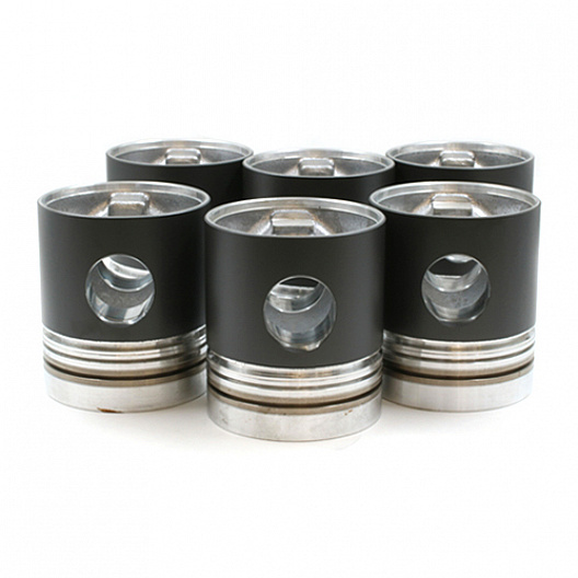 Piston skirts of the tractors and combines engine