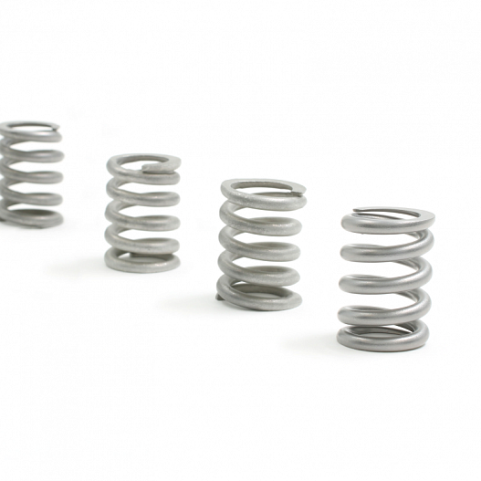 Springs for hydraulic fracturing equipment